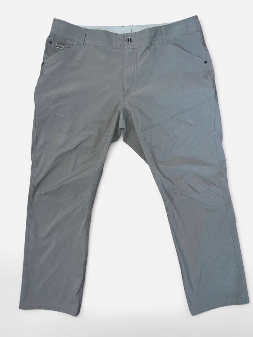 KÜHL Silencr Men’s Hiking Pants 40x30 Ripstop Stretch Full Fit Brown Green